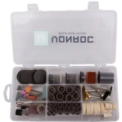 VONROC Set Di 192 Accessori Universali Per Utensili Rotanti, Strumenti Multifunzione. Custodia Inclusa 6 VONROC Set Di 192 Accessori Universali Per Utensili Rotanti, Strumenti Multifunzione. Custodia Inclusa -Makitae Outlet 26104007 3