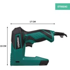 VONROC Graffatrice Chiodatrice Elettrica. Include 900 Graffe E 300 Chiodi -Makitae Outlet 26104018 4