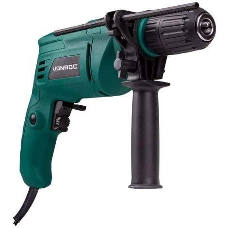 VONROC Trapano Elettrico A Percussione 500W. Mandrino A Serraggio Rapido Per Cambio Dinamico Di Punte 1 VONROC Trapano Elettrico A Percussione 500W. Mandrino A Serraggio Rapido Per Cambio Dinamico Di Punte
