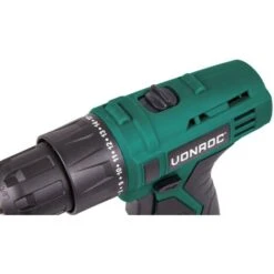 VONROC Trapano Avvitatore A Batteria 16V. Set Con 1 Batteria 1.5Ah E Caricabatterie Rapido. Coppia Max Di 23 Nm E Dotato Di Due Velocità -Makitae Outlet 26104050 3