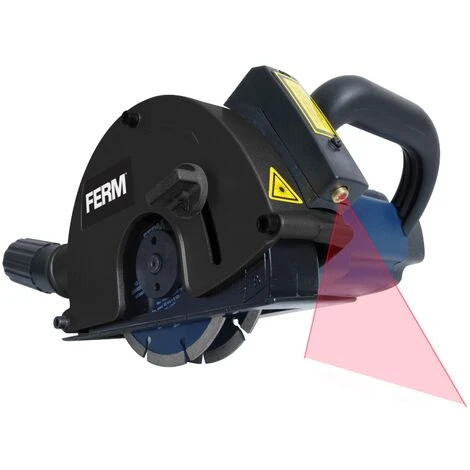FERM Scanalatore 1700W 125mm. Dotato Di Laser. Include 2 Lame Diamantate (125mm) E Adattatore Aspirapolvere 2 FERM Scanalatore 1700W 125mm. Dotato Di Laser. Include 2 Lame Diamantate (125mm) E Adattatore Aspirapolvere - immagine 2