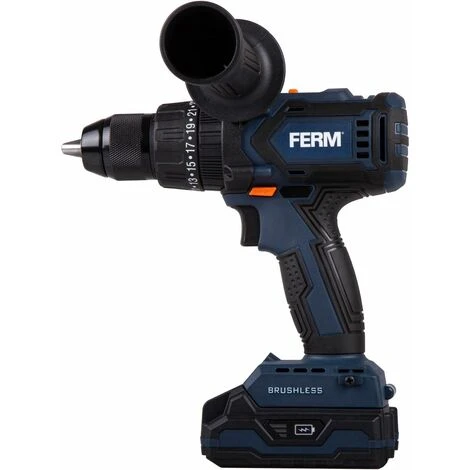 Trapano Avvitatore Con Percussione 20V - 3 Funzioni: Foratura, Trapano A Percussione E Avvitatura. Brushless. Include 2 Batterie 2.0Ah, Caricabatterie, Maniglia Laterale E 2 Punte 2 Trapano Avvitatore Con Percussione 20V - 3 Funzioni: Foratura, Trapano A Percussione E Avvitatura. Brushless. Include 2 Batterie 2.0Ah, Caricabatterie, Maniglia Laterale E 2 Punte - immagine 2