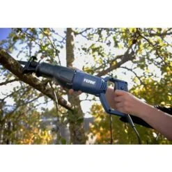 FERM Seghetto A Gattuccio 710W - Scambio Rapido Della Lama - Interruttore Di Blocco - Cavo Di 3 Metri. Include 1 Lama Per Legno, 1 Per Metallo E 1 Chiave Esagonale -Makitae Outlet 26104207 4