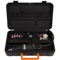 FERM Utensile Multifunzione 160W. Include Set Da 40 Accessori E Custodia -Makitae Outlet 26104208 3