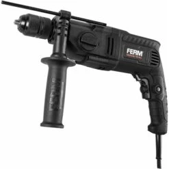 FERM Trapano A Percussione 1100W - Ø13MM - Mandrino Autoserrante In Metallo - Incl. Cavo In Gomma Da 3 Metri