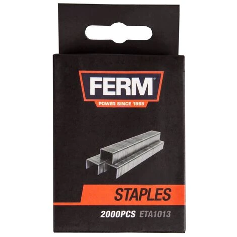 FERM Graffette 10mm, Forma A U, 2000 Pezzi 4 FERM Graffette 10mm, Forma A U, 2000 Pezzi - immagine 4