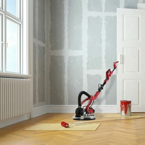 AREBOS Smerigliatrice A Collo Lungo Levigatrice Per Parete E Soffitte LED 750 W 2 AREBOS Smerigliatrice A Collo Lungo Levigatrice Per Parete E Soffitte LED 750 W - immagine 2