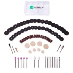 VONROC Set Di Accessori Per Utensile Multifunzione Rotante 100 Pz. Universali