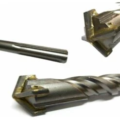 PUNTA 4 TAGLI PER MURO MAX SDS 28 Mm X 80 CM X TRAPANO MARTELLO DEMOLITORE