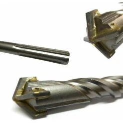 PUNTA 4 TAGLI PER MURO MAX SDS 32 Mm X 80 CM X TRAPANO MARTELLO DEMOLITORE