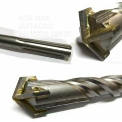 PUNTA 4 TAGLI PER MURO SDS MAX/PLUS DA 60/80/100cm X TRAPANO MARTELLO PLUS Diametro 22mm X 60cm