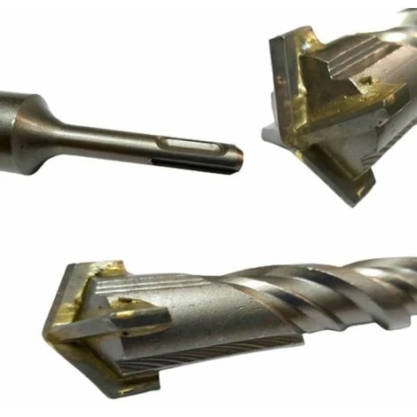 PUNTA 4 TAGLI PER MURO PLUS SDS 28 Mm X 60 CM X TRAPANO MARTELLO DEMOLITORE 1 PUNTA 4 TAGLI PER MURO PLUS SDS 28 Mm X 60 CM X TRAPANO MARTELLO DEMOLITORE
