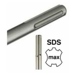 KIT 3 SCALPELLI SDS MAX SCALPELLO PIATTO PUNTA PER TRAPANO MARTELLO DEMOLITORE -Makitae Outlet 27159724 4