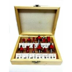 SET 12/15 PZ FRESE LEGNO FRESE PER SCANALARE GAMBO 6/8mm FRESATRICE PANTOGRAFO 12 PEZZI 6-mm