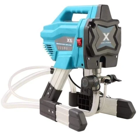Varan Motors - X-6 Spruzzatore Airless 650w 200 Bar, Pistola Ad Alta Pressione Con Supporto In Alluminio, 1,4L/min 2 Varan Motors - X-6 Spruzzatore Airless 650w 200 Bar, Pistola Ad Alta Pressione Con Supporto In Alluminio, 1,4L/min - immagine 2