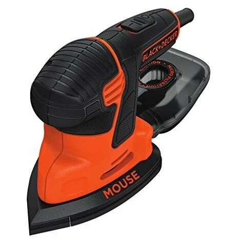 BLACK & DECKER KA2500K Levigatrice Multifunzione Mouse, Velocità 14.000 Giri/Min, 120 W 2 BLACK & DECKER KA2500K Levigatrice Multifunzione Mouse, Velocità 14.000 Giri/Min, 120 W - immagine 2
