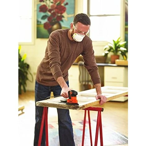 BLACK & DECKER KA2500K Levigatrice Multifunzione Mouse, Velocità 14.000 Giri/Min, 120 W 3 BLACK & DECKER KA2500K Levigatrice Multifunzione Mouse, Velocità 14.000 Giri/Min, 120 W - immagine 3