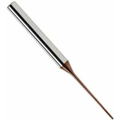 Karnasch 306268010002030 - Fresa Per Matrici In Metallo Duro Con Radio Angolare, Collo Conico, Taglierino Rockwell, 1,0 Mm Di Diametro Di Taglio, 30 Mm Utilizzando Lunghezza, 6 Mm