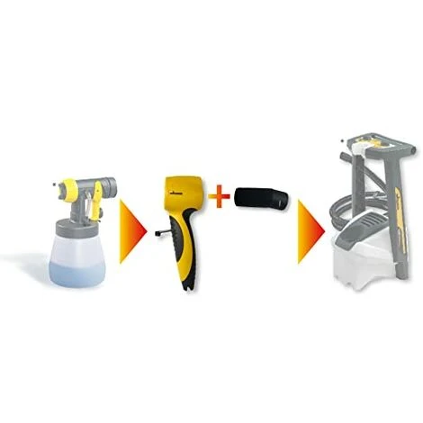 WAGNER Adattatore Click&Paint Per Pistola A Spruzzo FLEXiOs, WallSprayer & Wood&Metal 2 WAGNER Adattatore Click&Paint Per Pistola A Spruzzo FLEXiOs, WallSprayer & Wood&Metal - immagine 2