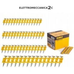 DEWALT DCN8901045 Scatola 510 Chiodi Per Dcn890 Serie Gialla Lunghezza 45mm