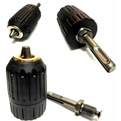 MANDRINO AUTOBLOCCANTE PER TRAPANO 2-13mm + ADATTATORE SDS PLUS UNIVERSALE 1 MANDRINO AUTOBLOCCANTE PER TRAPANO 2-13mm + ADATTATORE SDS PLUS UNIVERSALE