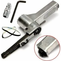 MINI LEVIGATRICE A NASTRO 10X330 MM - ARIA PNEUMATICA COMPRESSORE IN ALLUMINIO