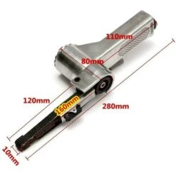 MINI LEVIGATRICE A NASTRO 10X330 MM - ARIA PNEUMATICA COMPRESSORE IN ALLUMINIO -Makitae Outlet 29177605 3