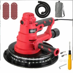 Levigatrice Muro Soffitto Carteggiatrice Cartongesso Pareti Con Sacco 800W