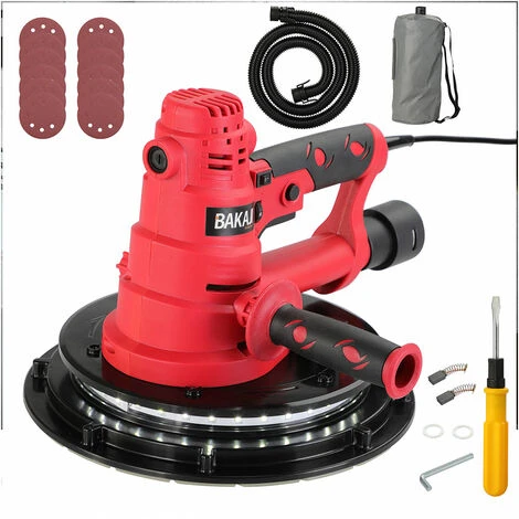 Levigatrice Muro Soffitto Carteggiatrice Cartongesso Pareti Con Sacco 800W 1 Levigatrice Muro Soffitto Carteggiatrice Cartongesso Pareti Con Sacco 800W