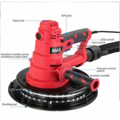 Levigatrice Muro Soffitto Carteggiatrice Cartongesso Pareti Con Sacco 800W 8 Levigatrice Muro Soffitto Carteggiatrice Cartongesso Pareti Con Sacco 800W -Makitae Outlet 29526866 4