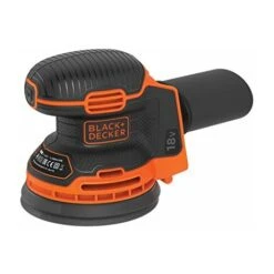 BLACK & DECKER BDCROS18N Levigatrice Rotorbitale Senza Batteria, 72 W, 18 V, Nero, Arancione