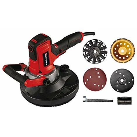 Einhell Smerigliatrice Per Muro E Cemento Te-Dw 180 (1300 W, 0-3000 Min-1 Oscillazioni, Ø180 Mm, Disco Da Smeriglio A , Mola A Tazza Diamantata, Spazzola In Acciaio, 6 Dischi Da Smeriglio) 1 Einhell Smerigliatrice Per Muro E Cemento Te-Dw 180 (1300 W, 0-3000 Min-1 Oscillazioni, Ø180 Mm, Disco Da Smeriglio A , Mola A Tazza Diamantata, Spazzola In Acciaio, 6 Dischi Da Smeriglio)