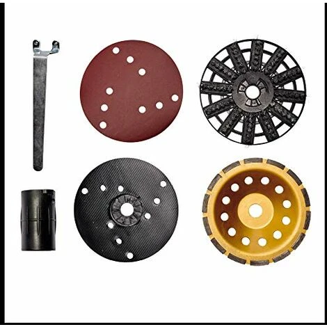 Einhell Smerigliatrice Per Muro E Cemento Te-Dw 180 (1300 W, 0-3000 Min-1 Oscillazioni, Ø180 Mm, Disco Da Smeriglio A , Mola A Tazza Diamantata, Spazzola In Acciaio, 6 Dischi Da Smeriglio) 2 Einhell Smerigliatrice Per Muro E Cemento Te-Dw 180 (1300 W, 0-3000 Min-1 Oscillazioni, Ø180 Mm, Disco Da Smeriglio A , Mola A Tazza Diamantata, Spazzola In Acciaio, 6 Dischi Da Smeriglio) - immagine 2