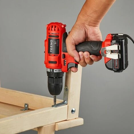 TEENO Avvitatore A Batteria 21V, 2 Velocità Trapano A Batteria, 1*Batterie Al Litio 1.5Ah, Ricarica Rapida In 1 Ora, 20 Accessori Inclusi (Trapano A 1*Batteria) 3 TEENO Avvitatore A Batteria 21V, 2 Velocità Trapano A Batteria, 1*Batterie Al Litio 1.5Ah, Ricarica Rapida In 1 Ora, 20 Accessori Inclusi (Trapano A 1*Batteria) - immagine 3