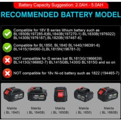 800W Smerigliatrice Angolare Senza Spazzole A Batteria Smerigliatrice 125mm Per 18V Batteria Makita (senza Batteria) -Makitae Outlet 30388560 3