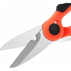 Forbici Da Elettricista 142mm, Alloggiamento Lama Seghettata In Acciaio Inossidabile Di Alta Qualità, Raschietto Professionale Per Cavi In ABS Con Doppia Iniezione, Affilato E Resistente 7 Forbici Da Elettricista 142mm, Alloggiamento Lama Seghettata In Acciaio Inossidabile Di Alta Qualità, Raschietto Professionale Per Cavi In ABS Con Doppia Iniezione, Affilato E Resistente -Makitae Outlet 30854049 3