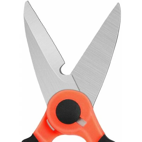 Forbici Da Elettricista 142mm, Alloggiamento Lama Seghettata In Acciaio Inossidabile Di Alta Qualità, Raschietto Professionale Per Cavi In ABS Con Doppia Iniezione, Affilato E Resistente 4 Forbici Da Elettricista 142mm, Alloggiamento Lama Seghettata In Acciaio Inossidabile Di Alta Qualità, Raschietto Professionale Per Cavi In ABS Con Doppia Iniezione, Affilato E Resistente - immagine 4