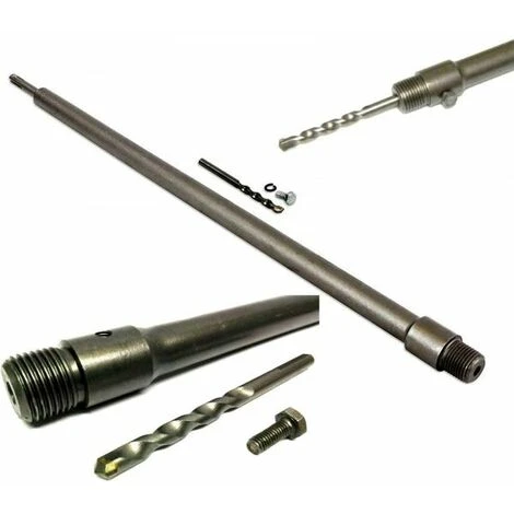 ASTA BARRA PER FRESA CAROTATRICE ATTACCO SDS PLUS 500MM LUNGHEZZA 50CM CON PUNTA 1 ASTA BARRA PER FRESA CAROTATRICE ATTACCO SDS PLUS 500MM LUNGHEZZA 50CM CON PUNTA