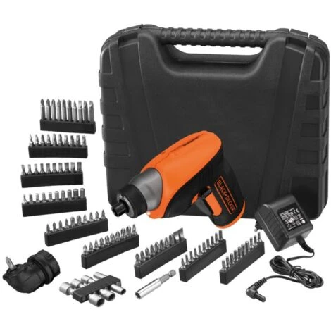 Black & Decker Avvitatore A Batteria Black+decker Litio Svitaavvita Set-98 Pezzi 1 Black & Decker Avvitatore A Batteria Black+decker Litio Svitaavvita Set-98 Pezzi
