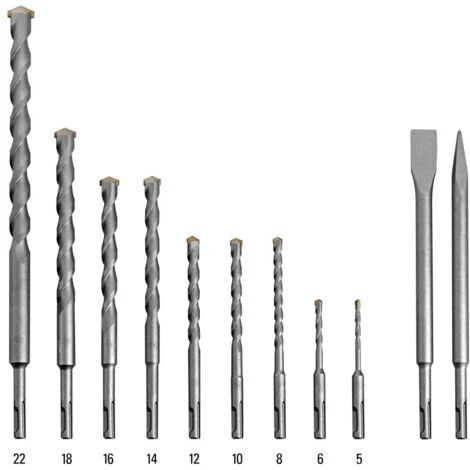 Trotec Set Di Accessori Per Martello E Scalpello Pneumatico (11 Pz.) 4 Trotec Set Di Accessori Per Martello E Scalpello Pneumatico (11 Pz.) - immagine 4