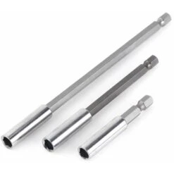 3Pcs 1/4 "Cacciavite Di Prolunga Con Supporto Magnetico Per Punte Da 1/4" Cacciavite A Codolo Esagonale 60 Mm 100 Mm 150 Mm