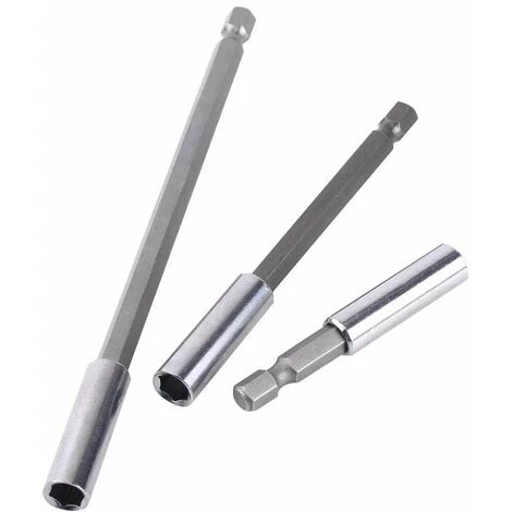 3Pcs 1/4 "Cacciavite Di Prolunga Con Supporto Magnetico Per Punte Da 1/4" Cacciavite A Codolo Esagonale 60 Mm 100 Mm 150 Mm 3 3Pcs 1/4 "Cacciavite Di Prolunga Con Supporto Magnetico Per Punte Da 1/4" Cacciavite A Codolo Esagonale 60 Mm 100 Mm 150 Mm - immagine 3