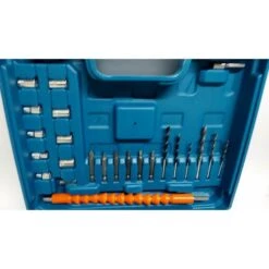 Trapano Avvitatore A Batteria Litio + 24 Accessori In Valigetta 12v 2 Batterie -Makitae Outlet 32488978 4