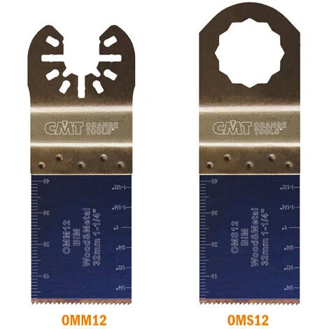 OMS12-X1 LAMA PER TAGLIO LEGNO-METALLO BIM 32x40mm 18TPI-O 1 OMS12-X1 LAMA PER TAGLIO LEGNO-METALLO BIM 32x40mm 18TPI-O