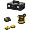 Levigatrice Roto-orbitale DeWALT DCW210P2 (2 X 5,0 Ah + DCB115 + TSTAK II)