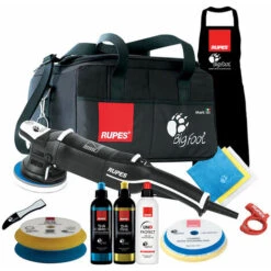 RUPES LUCIDATRICE ROTORBITALE BIGFOOT LHR15 MARK III/LUX CON VALIGIA E ACCESSORI