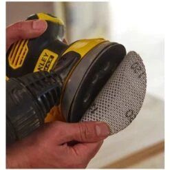 Levigatrice Roto-orbitale STANLEY FatMax SFMCW220B (Solo Corpo) -Makitae Outlet 33351816 3