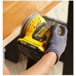 Levigatrice Roto-orbitale STANLEY FatMax SFMCW220B (Solo Corpo) -Makitae Outlet 33351816 5