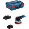 Levigatrice Roto-orbitale BOSCH GEX 18V-125 (1 X 5,0 Ah + GAL18V-40 + L-Boxx 136)