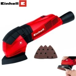 Levigatrice Triangolare A Delta Con Velcro Per Angoli Einhell Elettrica